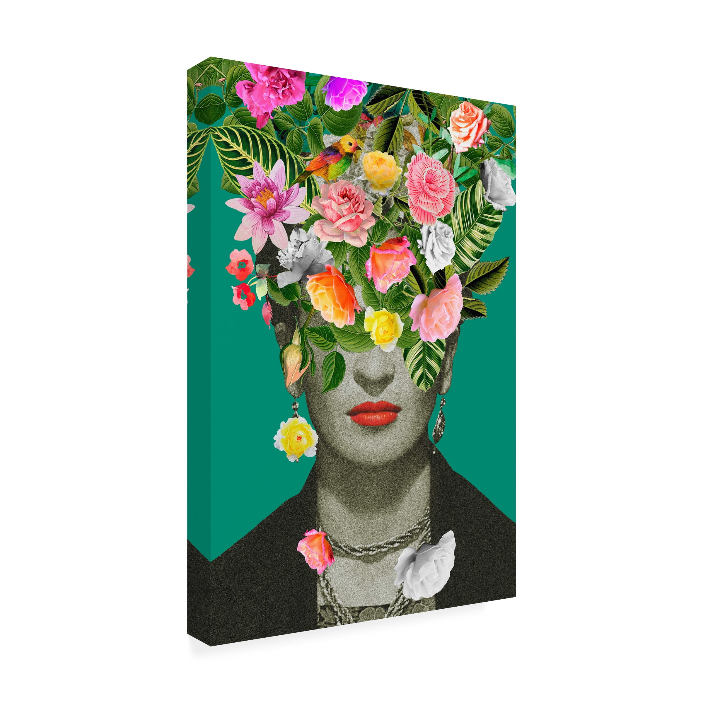 Trademark Fine Art Frida Floral Studio Floral Frida Canvas Wall Art - 30x47