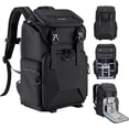 thumbnail image 1 of K&F Concept Camera Backpack, Hard Shell Camera Bag, Large Capacity Photography Backpack with 15.6" Laptop Compartment & Tripod Holder & Rain Cover, Ba, 1 of 6