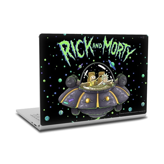 Head Case Designs Officially Licensed Rick And Morty Graphics The Space Cruiser Vinyl Sticker Skin Decal Cover Compatible with Microsoft Surface Book 2