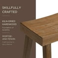 thumbnail image 5 of Open Box Maven Lane Vincent Wooden Rustic Kitchen Counter Stool,Natural Finish, 5 of 7