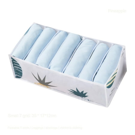 

Underwear Storage Box Washable Non-woven Fabric Divider Organizer for Socks Bra Ties Lingerie