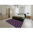 thumbnail image 4 of Ahgly Company Indoor Rectangle Patterned Orchid Purple Area Rugs, 3' x 5', 4 of 6
