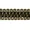 Black/Gold, variant on 1-7/8" Braided Sequins Trim - 6 Continuous Yards!