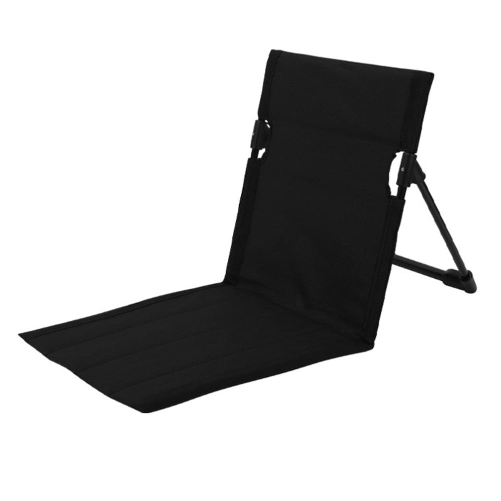 Outdoor Camping Backrest Cushion Folding Back Chair Picnic Portable