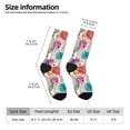 thumbnail image 2 of Fotbe Easter Egg Calcetas Largas con Estampado para Hombre y Mujer – Calcetas de Compresión Transpirables y Elásticas, Viajar y Uso Diario Talla 5-11, 2 of 6