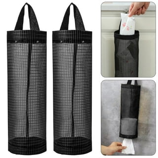 Trash Bag Holder for Kitchen Organizers and Storage, Bamboo Farmhouse  Plastic Bag Holder Wall Mounted, Trash Bag Dispenser for Kitchen  Countertop