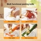 thumbnail image 5 of Popular!Cuchillo de pelar multifuncional,pelador de verduras 2 en 1,herramienta de cocina de fácil limpieza,utensilios de cocina pelador de verduras giratorio con cepillo, 5 of 5