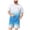 Summer_SETS78-Light Blue, variant on UAYOTSE Men's Shirt and Shorts Set 2 Piece Outfits Fashion Summer Tracksuits Casual Sportwear Set,Sizes L