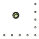 thumbnail image 2 of Tholdsy Stick Caps Forma de pata de gato cóncava Reemplazo perfecto Thumbstick Cover Controller Accesorios para doméstico verde sobre negro verde sobre negro 10piezas, 2 of 4