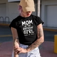 thumbnail image 2 of Mom of the Birthday Girl - Mother of the Bday Celebrant Daughter, Navy Blue T-Shirt, Medium, 2 of 5