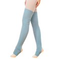 thumbnail image 1 of Qarigey Calentadores de piernas para mujeres y niñas, medias largas sin pies para invierno, otoño, baile, Ballet, medias sólidas Ropa, zapatos y accesorios Miscelánea Agua Azul, 1 of 6
