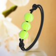 thumbnail image 2 of SUSHANG Bracelet Basketball Baseball Bracelet Wax Line Tennis Rugby Bracelet Boys Girls Sports Jewelry, 2 of 7