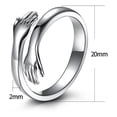 thumbnail image 5 of adjustablePlateadoAnillo Ajustable De Plata 925 Para Abrazar, 4 Piezas esquí esquí Gafas de esquí, 5 of 5
