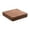 Coffee, variant on Linen Seat Cushion Pad, High Density Foam Square Chair Mat for Solid Wood Sofa Furniture Indoor Home Dining Room Office Decor 15.7x15.7x2.0 Inches, Black