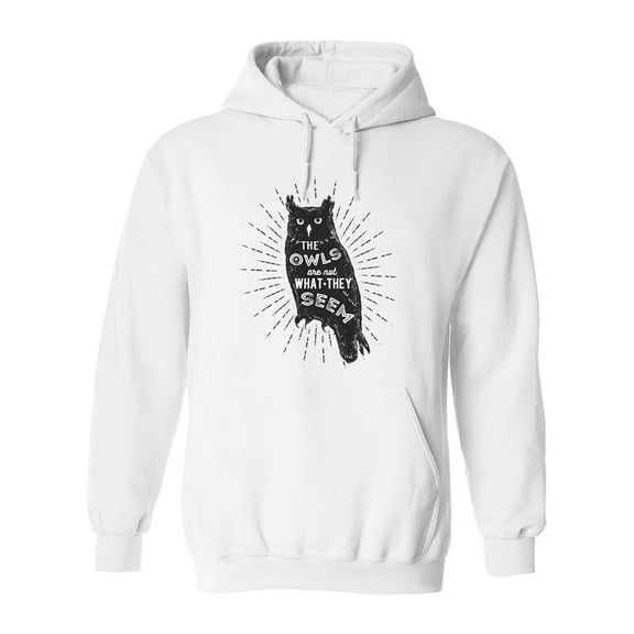 The Owls Are Not What They Seem, Hoodie Men -Image by Shutterstock, Male Large