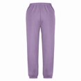 thumbnail image 3 of Sweatpants for Girls Joggers High Waist Elastic with Pockets Girls Solid Pant Youth Athletic Sweatpants for Kids 3-4 Years, 3 of 4