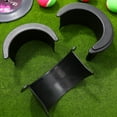 thumbnail image 4 of MasteelfCA 6PCS Plastic Billiards Table Pocket Liner for Pool Table Bar Home 4 Corner 2 Side Black, 4 of 8