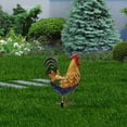 thumbnail image 5 of Independence Day Metal Rooster Garden Statues & Sculptures, Flat Chicken Yard Art Decor Standing Animal Lawn Ornament for Backyard Patio Kitchen Decorations, 5 of 8