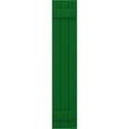 thumbnail image 5 of Ekena Millwork 10 1/2"W x 51"H Americraft Three Board (2 Batten) Exterior Real Wood Joined Board-n-Batten Shutters (Per Pair), Viridian Green, 5 of 10