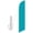 Teal, variant on Cobb Promo Solid Yellow Color Advertising Decorative Feather Flag with Complete 15ft Pole kit and Ground Spike