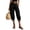 Black, variant on Womens High Waist Cargo Capri Pants with Multi Flap Pockets Drawstring Hem Cropped Trousers Casual Outdoor Hiking Travel Pants Army Green,S