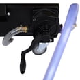 thumbnail image 6 of YANSHE 25 Gallon Low Profile Roll Around Oil Drain Pan With Pump & 7FT Hose, Low Profile & T Folding Handle 18n/min Pump Revolution Speed Rolling Oil Drain Cart For Trucks SUVs, 6 of 7