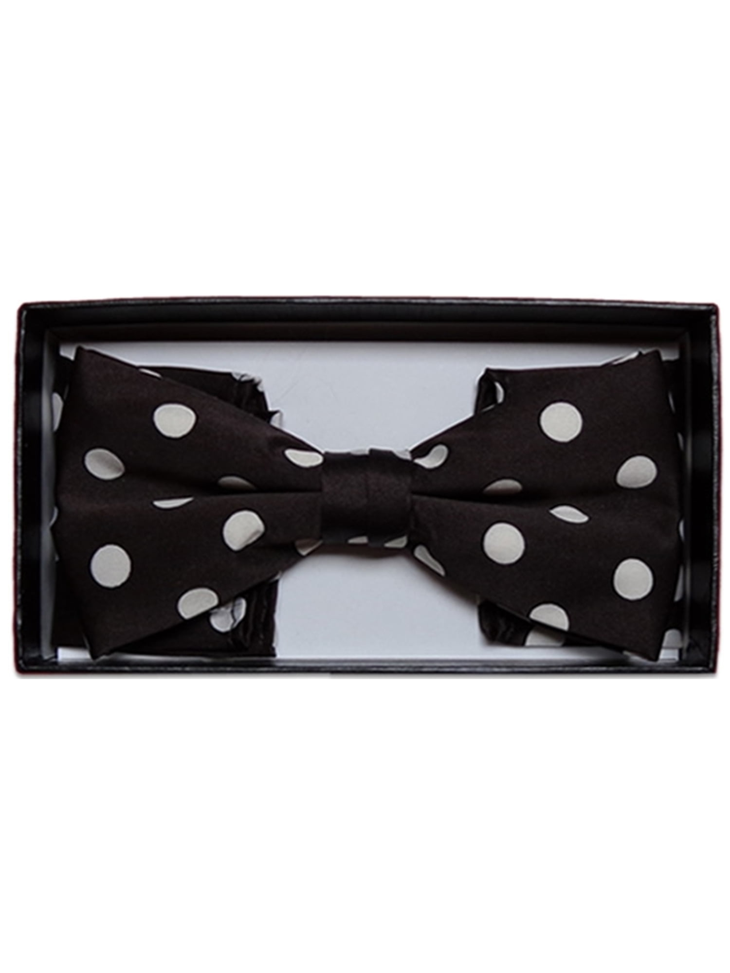 Mens Black Pre-Tied Bow Tie With Matching Hanky BH-6 