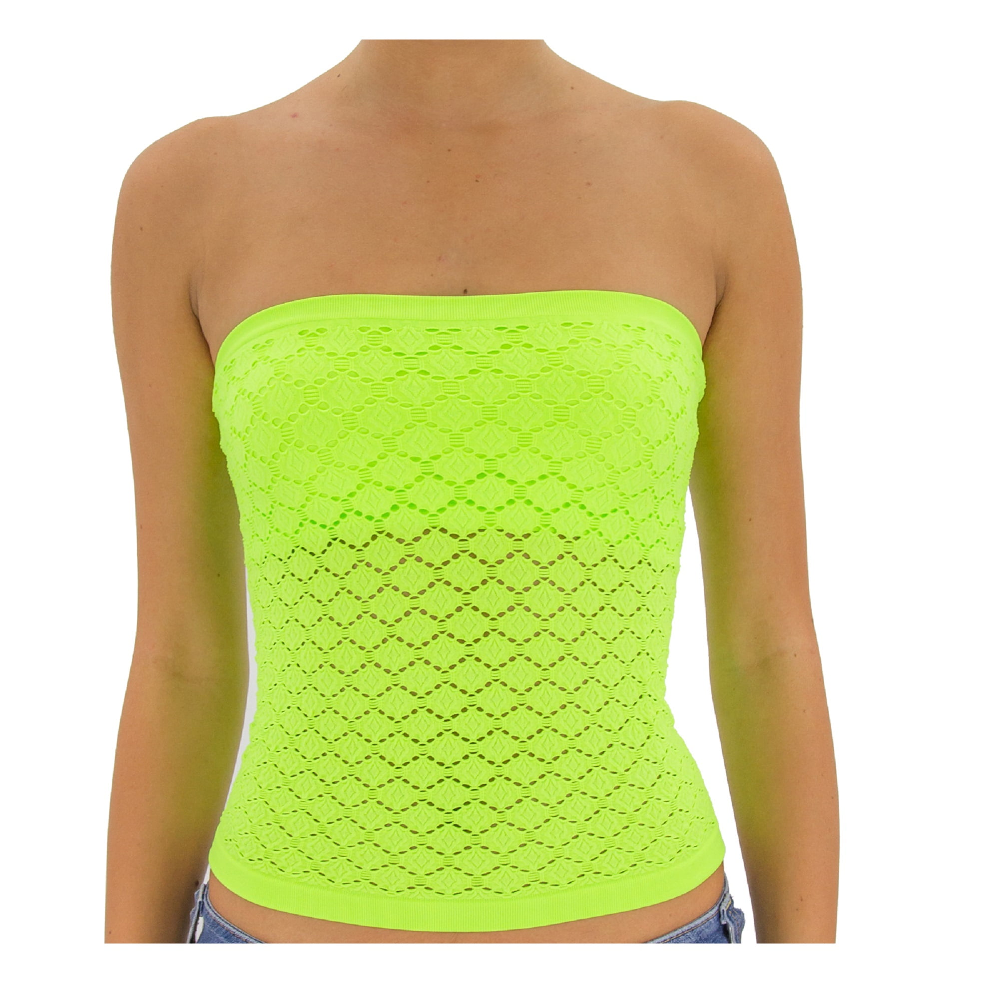TD Women's Stretch Seamless Strapless Mid Tube Top - Walmart.com