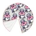 thumbnail image 3 of Balery Baby Cow Printed Christmas Tree Skirt , Merry Christmas Party Christmas Tree Decoration,Adjustable Tree Skirt-30", 3 of 8