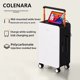thumbnail image 4 of COLENARA equipaje de viaje de mano 20 "24 pulgadas maleta de embarque cubierta de carrito 26" caja de contraseña maleta con ruedas para mujer, 4 of 4