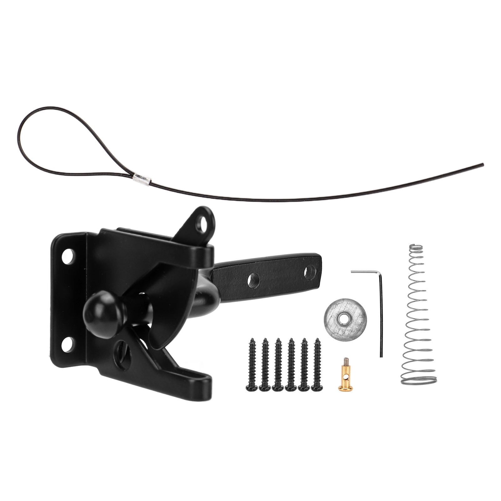 Domqga Fence Latch Carbon Steel With Spring Gate Latch Latch For Indoor ...