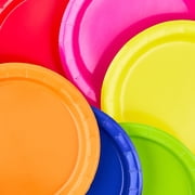 12 Count 7IN Multicolor Dessert Paper Plates by Way to Celebrate