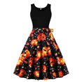 thumbnail image 1 of Robe de Soirée Sans Manches pour Femmes Halloween Robe de Bal Longue Formelle, 1 of 4