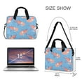 thumbnail image 3 of 16" Laptop Tote Bag Laptop Sleeve Case Computer Briefcase for Work & Travel Cartoon Shrimps Pattern, 3 of 8