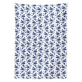 thumbnail image 2 of Watercolor Flowers Tablecloth, Cornflower Feng Shui Style Blossom Shabby Art, Rectangle Satin Table Cover Accent for Dining Room and Kitchen, 60" X 84", Violet Blue Forest Green, by Ambesonne, 2 of 2