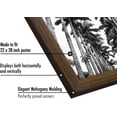 thumbnail image 4 of Americanflat 22x28 Poster Frame in Mahogany - Composite Wood with Polished Plexiglass - Horizontal and Vertical Formats for Wall with Included Hanging Hardware, 4 of 4