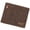 deep coffee, variant on Vintage Fashion Bank Card Bag Credit Card Clip PU Leather ID Card cover Multi Card Pockets Short Money Bag Business Card Holder Coin Purse Male Wallet BLUE