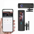 thumbnail image 4 of 2K WiFi Car Dash Cam, 170° Wide Angle Starlight Night Vision, 24H Parking Monitor Motion Detection, Gravity Sensing Loop Recording, 1.47 Inch Screen Easy Install for Car Driving High-Def Recording, 4 of 9
