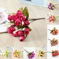 thumbnail image 2 of KDJ 15 Heads Small Bud Artificial Rose Bract Silk DIY Wed Home Christmas Photo Prop - for Home Decor, 2 of 10