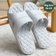 thumbnail image 2 of Zapatillas de hombre de talla grande 48 49, suela blanda de EVA, zapatilla de casa para mujer, sandalias de playa de verano para parejas, chanclas informales, zapatos deslizantes para el baño, 2 of 7