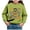 Green, variant on larppty Girls Halloween Fashion Print Pullover Sweatshirt Kids Casual Warm Long Sleeve Top Toddler Cozy Fall Winter Outfit Playdate Holiday Party Apparel (Green,3-4 Years)