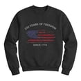 thumbnail image 2 of MuXiKeJi Clothes 250 Anniversary USA Sweatshirt Men American Flag Sweatshirt Long Sleeve Waffle 1776-2026 250th Anniversary Shirt, 2 of 3