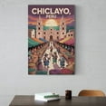 thumbnail image 6 of Chiclayo Peru Vintage Travel Poster with Magical Marketplace And Dusky Sky Canvas Poster, 6 of 8
