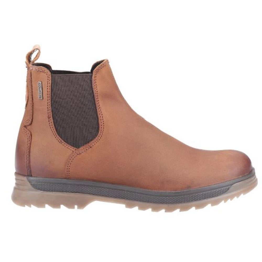 Cotswold Winchcombe tan leather chelsea dealer boot