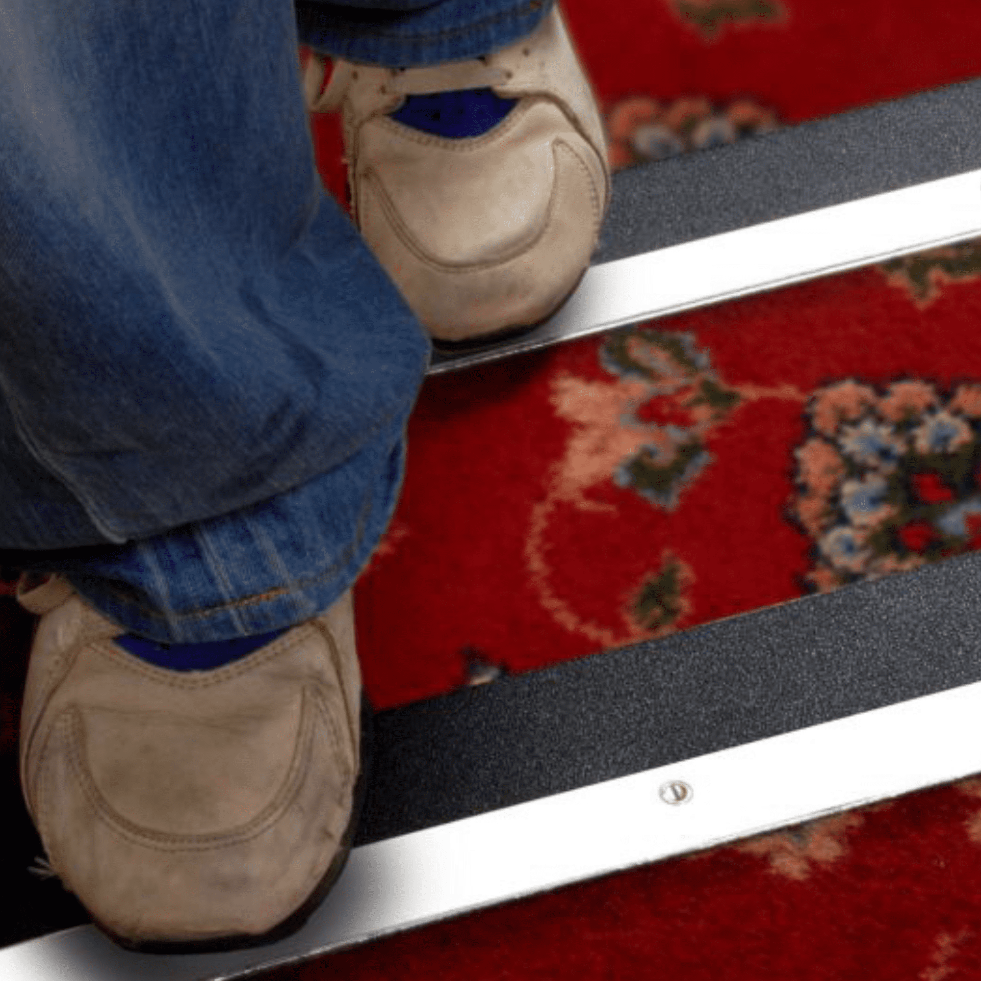 FindTape Aqua-Safe Anti-Slip & Gravel Guard Tape [Waterproof]: 2 in. x 60 ft. (Grey)