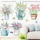 thumbnail image 4 of Vinilo decorativo para pared, diseño de flores en maceta, mariposas, línea inspiradora, 4 of 5