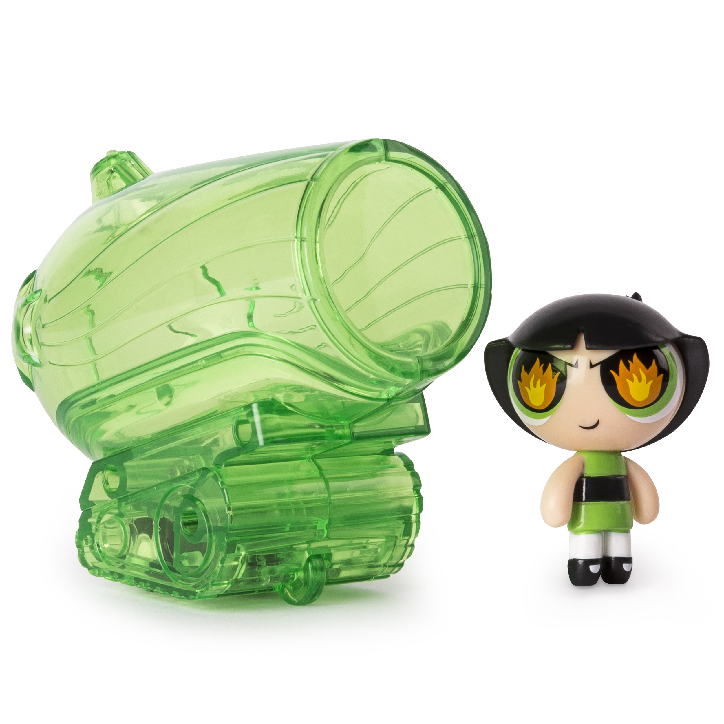 The Powerpuff Girls, Aura Power Pod with 2 inch Buttercup Figure, by Spin Master - image 4 of 5