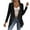 Black-1, variant on ZyeKqe Cardigans for Women Casual Long Sleeve Open Front Loose Solid Color Lightweight Cozy Knitted Cardigans