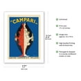 thumbnail image 2 of Campari - Davide Campari & Co. - Milano Italy - Vintage Advertising Poster by Leonetto Cappiello c.1921 - Bamboo Fine Art 290gsm Paper (Unframed) 17x22in, 2 of 4