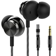 Écouteurs Betron BS10, son puissant alimenté par les basses, grands pilotes 12 mm, conception ergonomique pour iPhone, iPad, iPod, Samsung et lecteurs MP3
